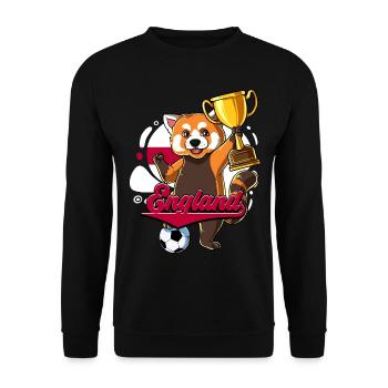 England Fußball - Unisex Pullover - Schwarz - Vorne - Alina (178cm) & Michal (187cm)