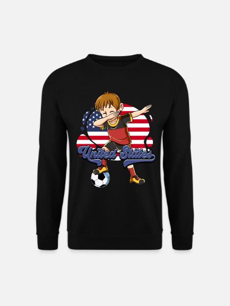 Usa Soccer - Unisex Sweatshirt - black