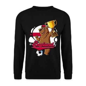 England Fußball - Unisex Pullover - Schwarz - Vorne - Alina (178cm) & Michal (187cm)