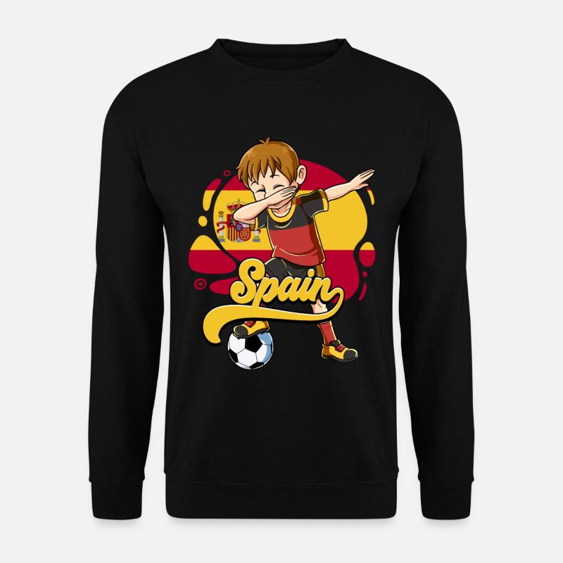 Spanien Fußball - Unisex Pullover - Schwarz