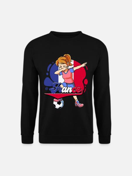 Frankreich Fußball - Unisex Pullover - Schwarz
