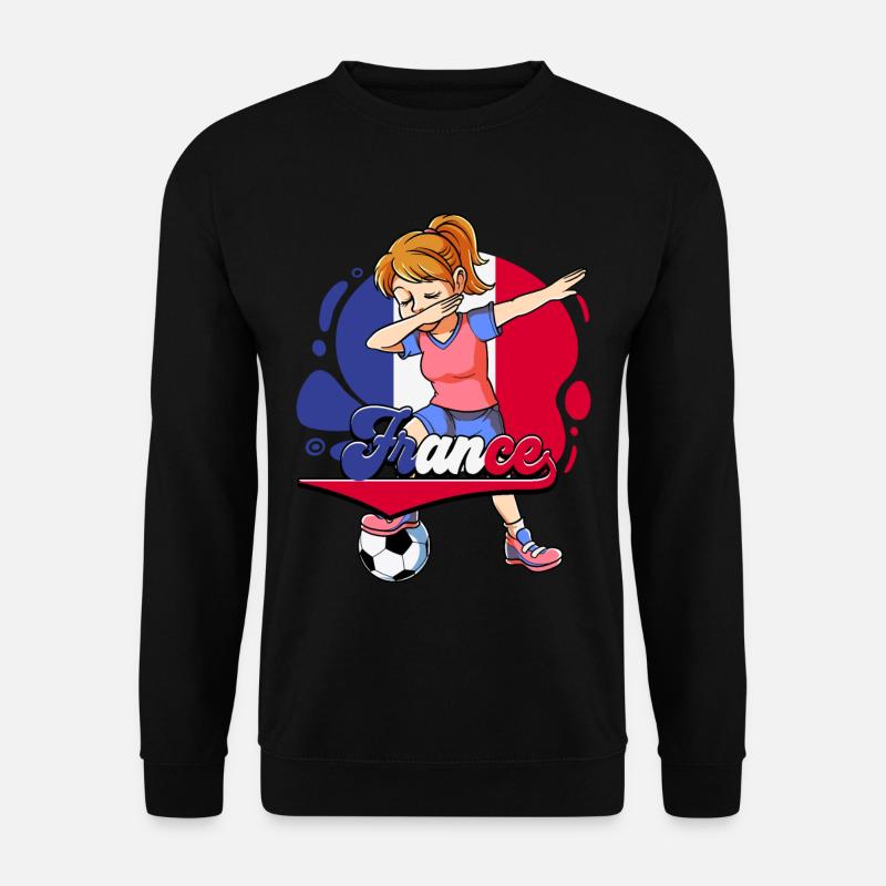 Frankreich Fußball - Unisex Pullover - Schwarz