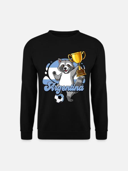 Argentinien Fußball - Unisex Pullover - Schwarz