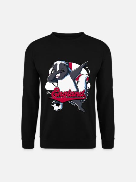 England Fußball - Unisex Pullover - Schwarz