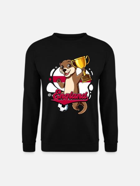 England Fußball - Unisex Pullover - Schwarz