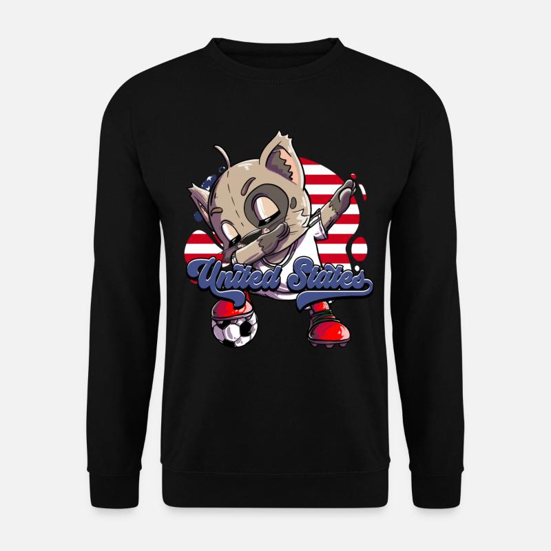 Usa Soccer - Unisex Sweatshirt - black