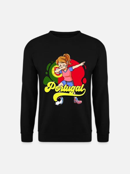 Portugal Football - Sweat-shirt Unisexe - noir