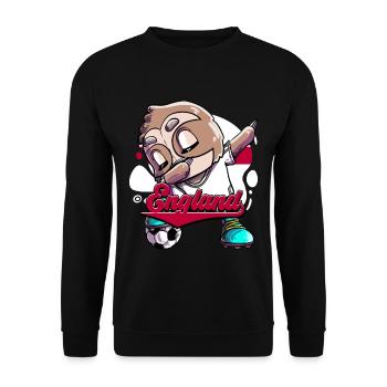 England Fußball - Unisex Pullover - Schwarz - Vorne - Alina (178cm) & Michal (187cm)