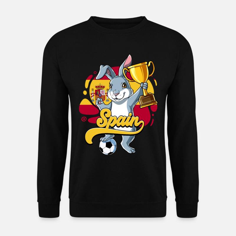 Spanien Fußball - Unisex Pullover - Schwarz