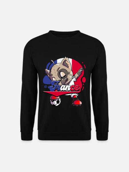 Frankreich Fußball - Unisex Pullover - Schwarz