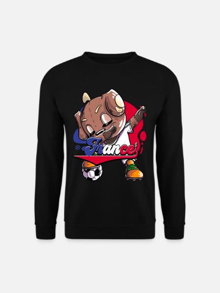 Frankreich Fußball - Unisex Pullover - Schwarz