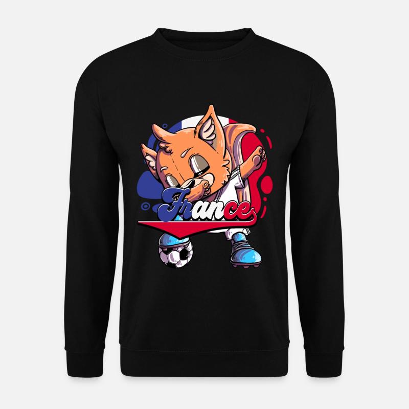 Frankreich Fußball - Unisex Pullover - Schwarz