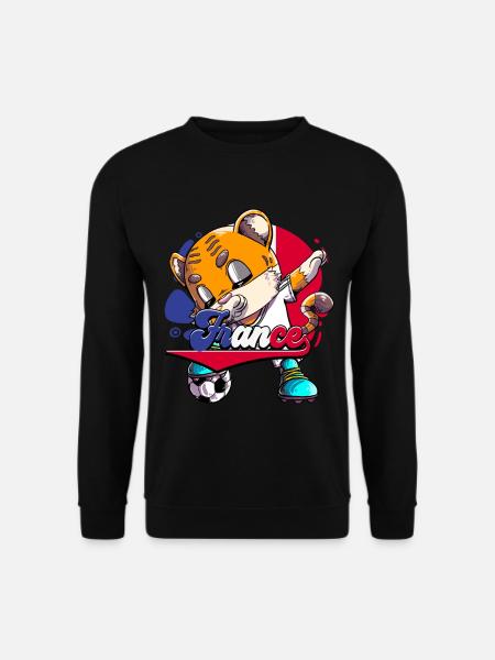 Frankreich Fußball - Unisex Pullover - Schwarz