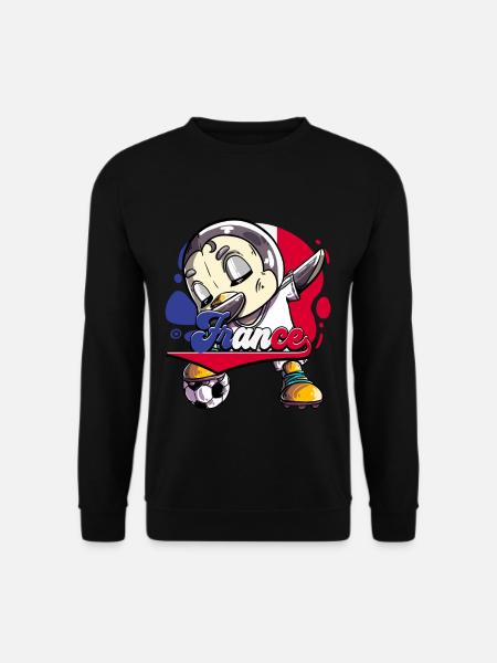 Frankreich Fußball - Unisex Pullover - Schwarz