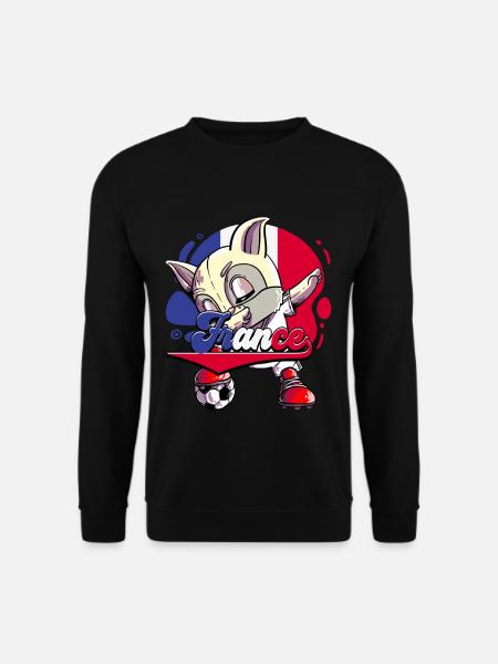 Frankreich Fußball - Unisex Pullover - Schwarz