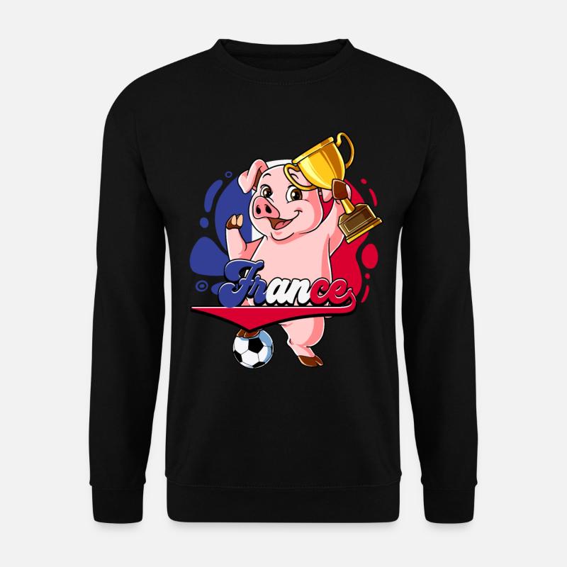 Frankreich Fußball - Unisex Pullover - Schwarz