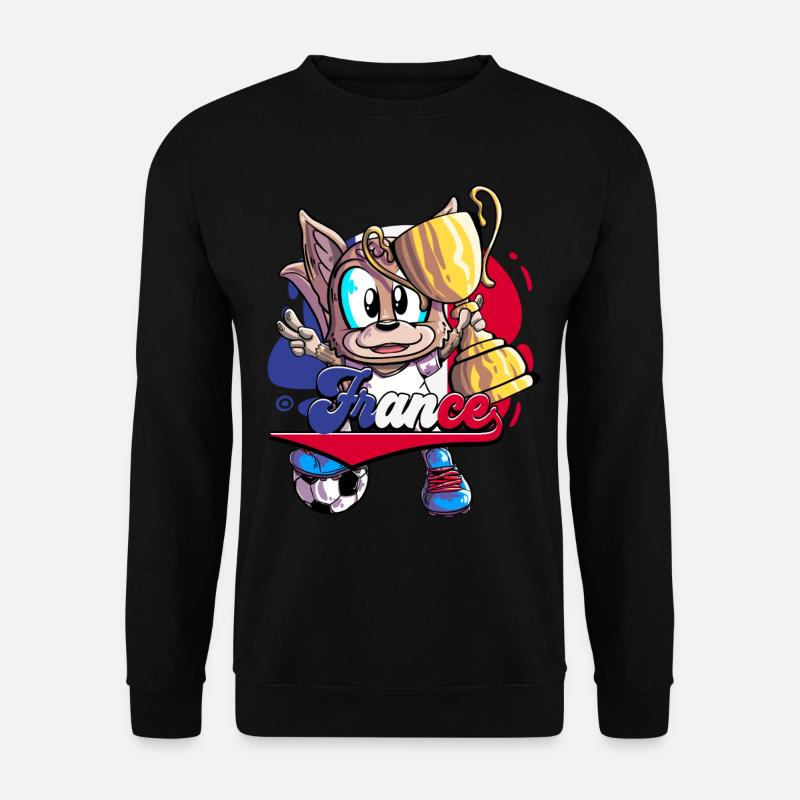 Frankreich Fußball - Unisex Pullover - Schwarz