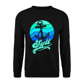 Sylt - Unisex Pullover - Schwarz - Vorne - Alina (178cm) & Michal (187cm)
