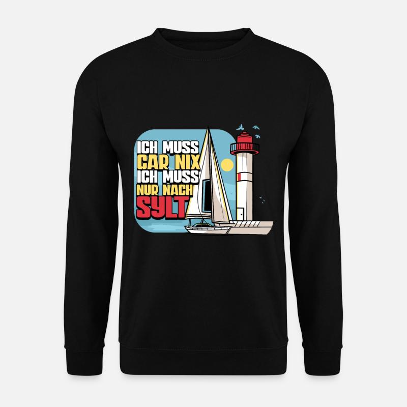 Sylt - Unisex Pullover - Schwarz