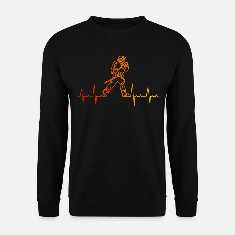 Feuerwehrmann Feuerwehr - Unisex Pullover - Schwarz
