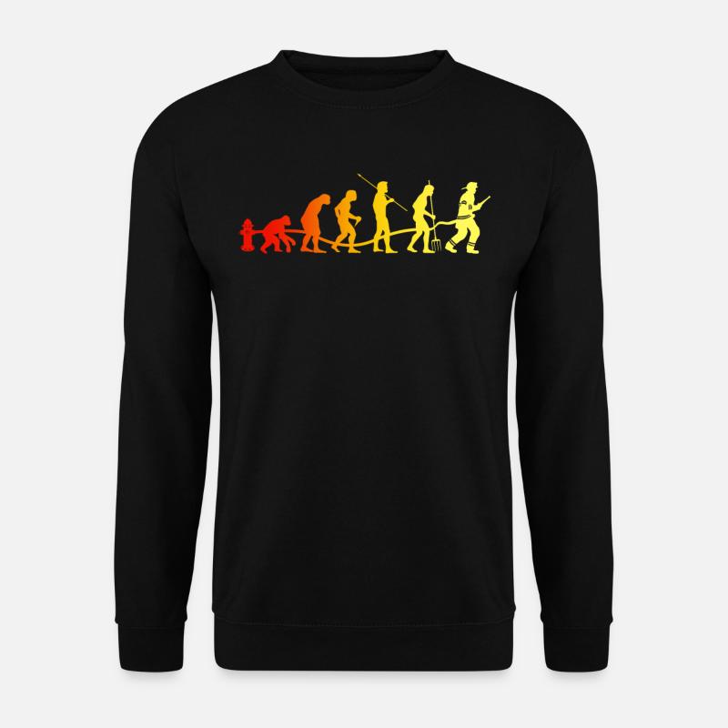 Firefighter Fire Brigade - Unisex Sweatshirt - black