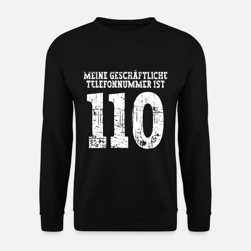 Polizist Polizei - Unisex Pullover - Schwarz