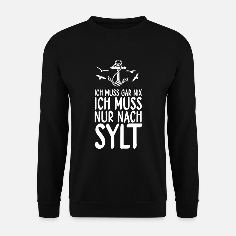 Sylt - Unisex Pullover - Schwarz
