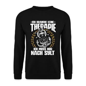 Sylt - Unisex Pullover - Schwarz - Vorne - Alina (178cm) & Michal (187cm)