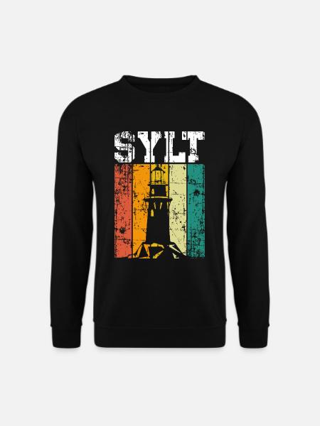 Sylt Leuchtturm - Unisex Pullover - Schwarz