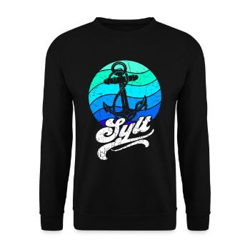 Sylt - Unisex Pullover - Schwarz - Vorne - Alina (178cm) & Michal (187cm)