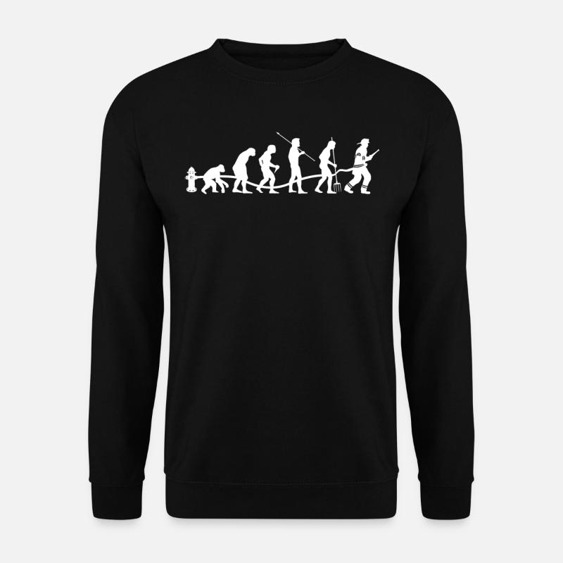 Firefighter Fire Brigade - Unisex Sweatshirt - black
