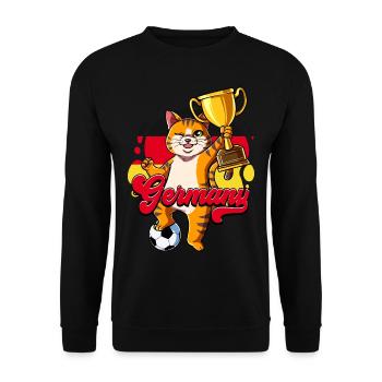 Allemagne Football - Sweat-shirt Unisexe - noir - Devant - Alina (178cm) & Michal (187cm)