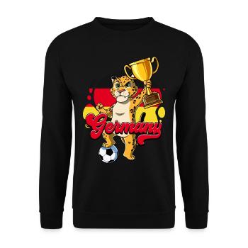 Allemagne Football - Sweat-shirt Unisexe - noir - Devant - Alina (178cm) & Michal (187cm)