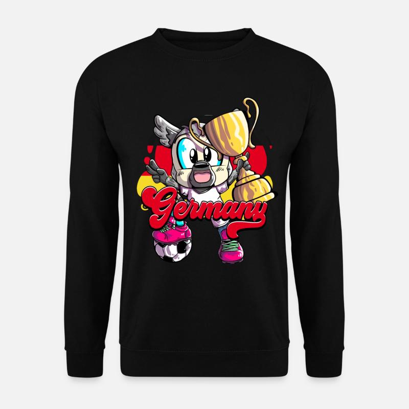 Deutschland Fußball - Unisex Pullover - Schwarz