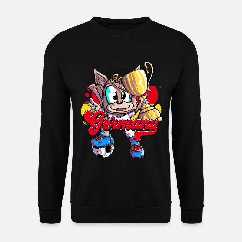 Deutschland Fußball - Unisex Pullover - Schwarz