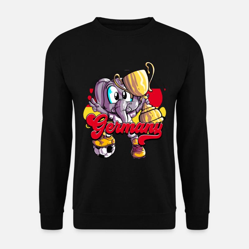 Deutschland Fußball - Unisex Pullover - Schwarz