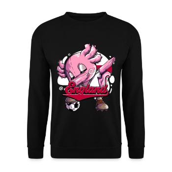 England Fußball - Unisex Pullover - Schwarz - Vorne - Alina (178cm) & Michal (187cm)