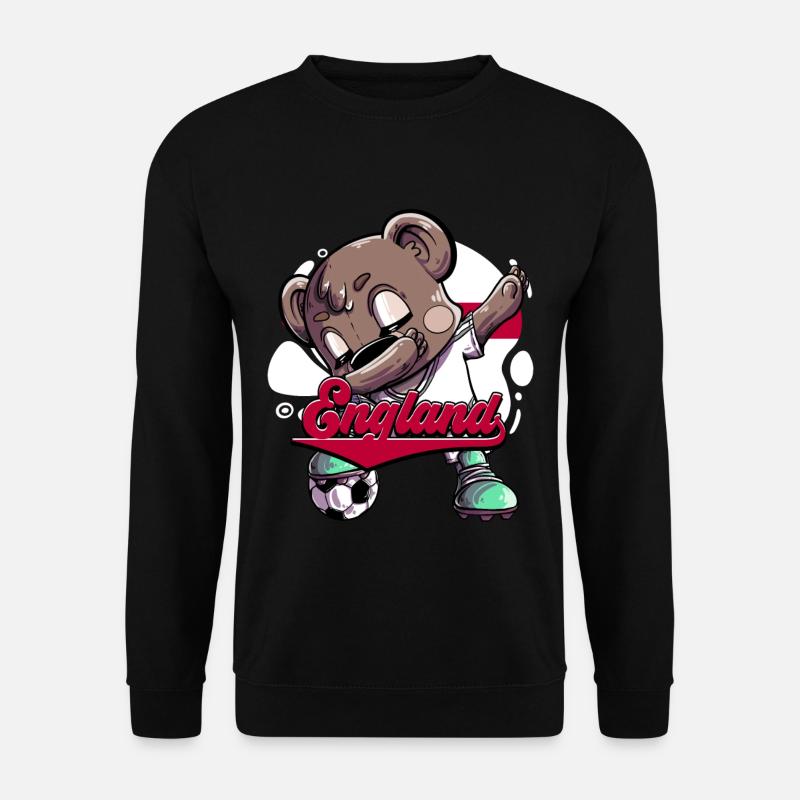 England Fußball - Unisex Pullover - Schwarz