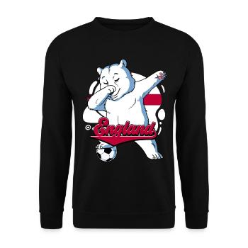 England Fußball - Unisex Pullover - Schwarz - Vorne - Alina (178cm) & Michal (187cm)