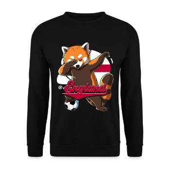 England Fußball - Unisex Pullover - Schwarz - Vorne - Alina (178cm) & Michal (187cm)