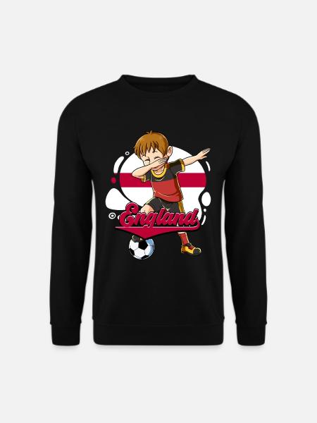 England Fußball - Unisex Pullover - Schwarz