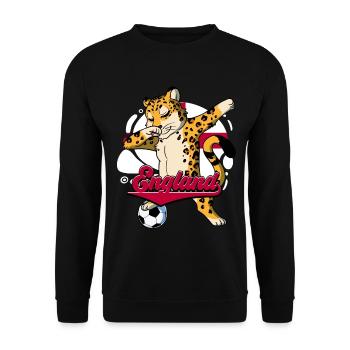 England Fußball - Unisex Pullover - Schwarz - Vorne - Alina (178cm) & Michal (187cm)
