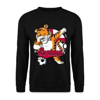 England Fußball - Unisex Pullover - Schwarz - Vorne - Alina (178cm) & Michal (187cm)