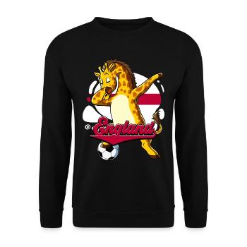 England Fußball - Unisex Pullover - Schwarz - Vorne - Alina (178cm) & Michal (187cm)