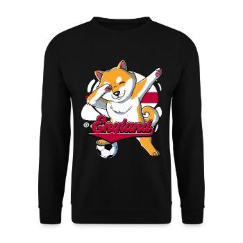 England Fußball - Unisex Pullover - Schwarz - Vorne - Alina (178cm) & Michal (187cm)