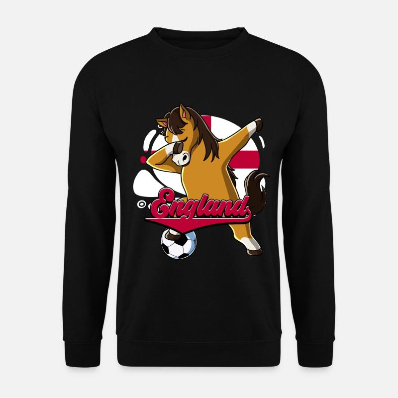 England Fußball - Unisex Pullover - Schwarz