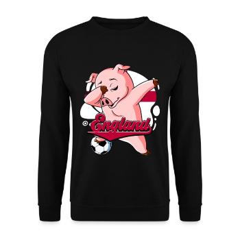 England Fußball - Unisex Pullover - Schwarz - Vorne - Alina (178cm) & Michal (187cm)