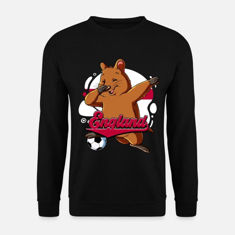 England Fußball - Unisex Pullover - Schwarz
