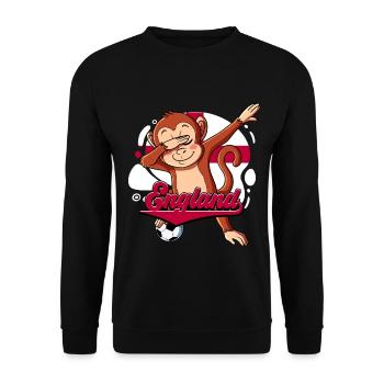 England Fußball - Unisex Pullover - Schwarz - Vorne - Alina (178cm) & Michal (187cm)