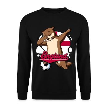 England Fußball - Unisex Pullover - Schwarz - Vorne - Alina (178cm) & Michal (187cm)